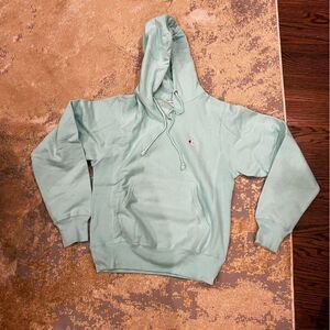 womens champion REVERSE WEAVE HOODIE aquarelle blue light